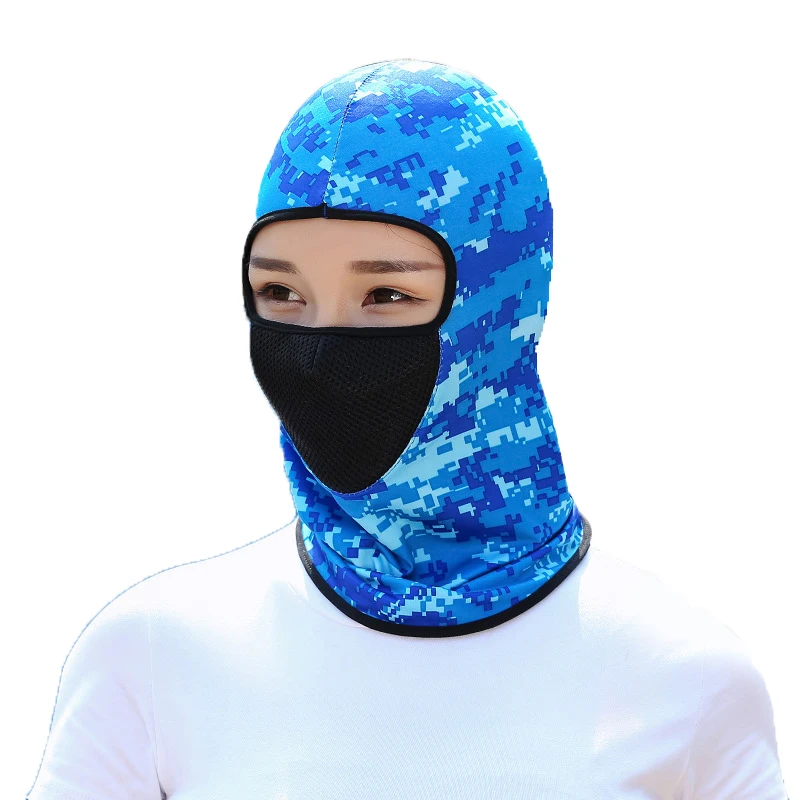 

Outdoor Windproof Motorcycle Headgear Custom Multipurpose Camo Balaclava Hats Mask For Cycling