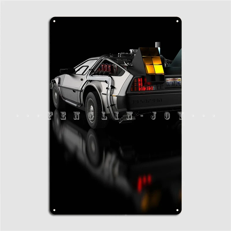 Delorean Dmc 12 10 Metal Sign Club Bar Retro Club Home Plaques Tin Sign Posters