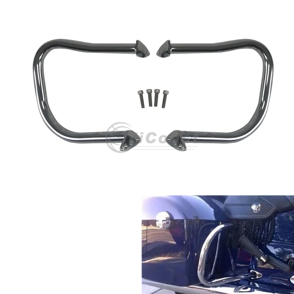 

Engine Guard Rear Highway Crash Bars For Indian Chief Vintage Dark Horse 2014-2019 Roadmaster 2015-2019