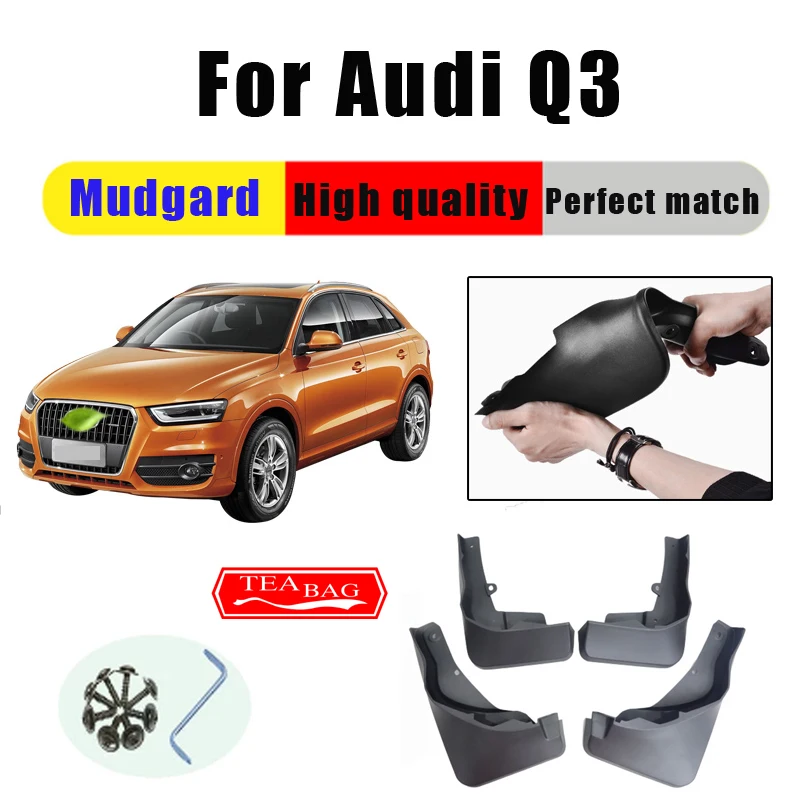 

Mud Flaps For Audi Q3 Mudguards Fenders Splash Guards Car Accessories Auto Styline 2013-2020 4 PCS