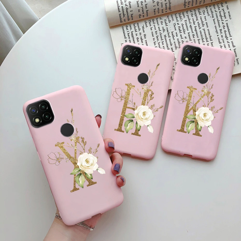 For xiaomi redmi 9C NFC Case Soft Cute Letters Back Cover For xiaomi redmi 9C 9 C C9 Redmi9C NFC Phone Case 6.53'' Cases Cover