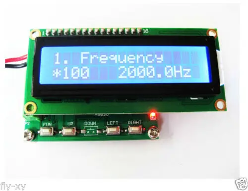 Three-Phase Sine Signal Generator 0 to 360 ° Frequency meter Counter 1.00~200KHZ