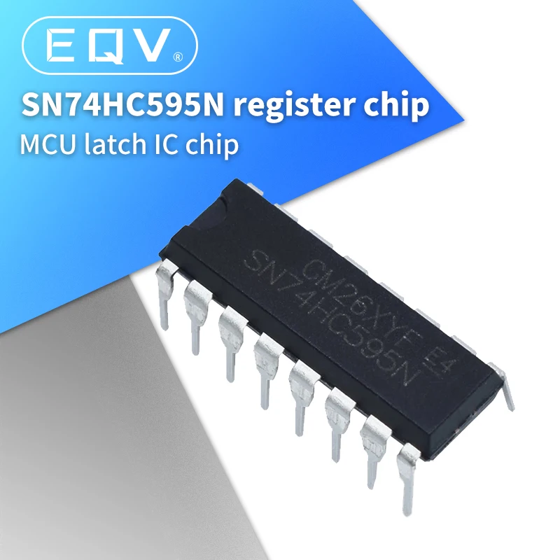 10PCS SN74HC595N DIP16 SN74HC595 DIP 74HC595N 74HC595 new and original IC 8BIT SHIFT REGISTERS WITH 3 STATE OUTPUT REGISTERS