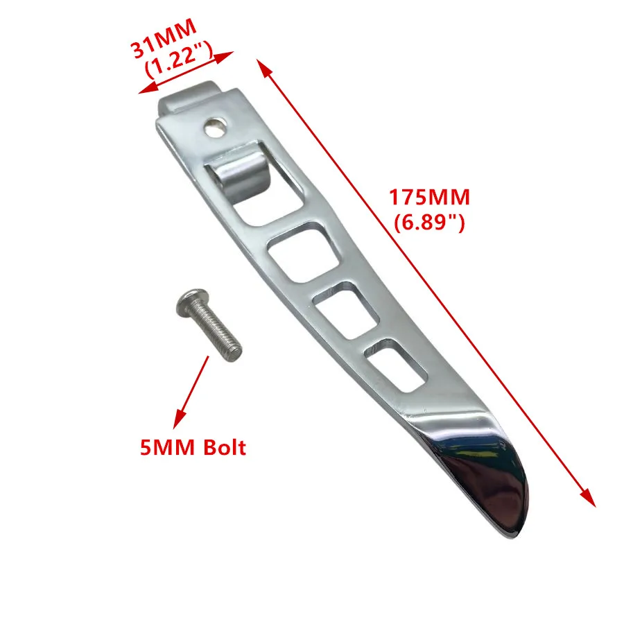 For Harley Dyna 1993-2017 Fat Bob FXDF Low Rider FXDB Chrome Motorcycle Kickstand Stand Extension Motorbike Foot Pedal Support