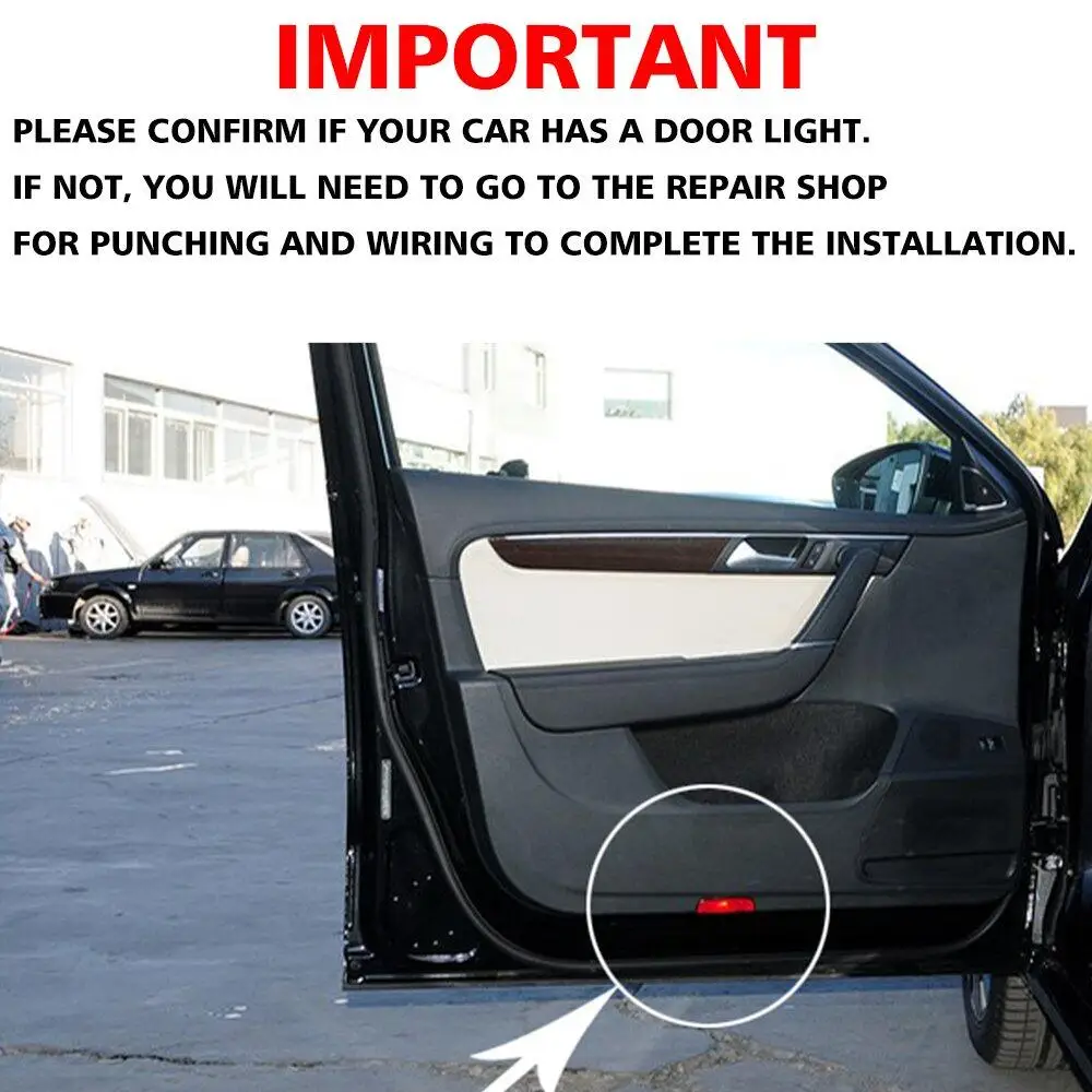 LED Laser Door Lamp Welcome Light for Mercedes Benz GLK Class 2008-2015 Logo Projector Ghost Shadow Light