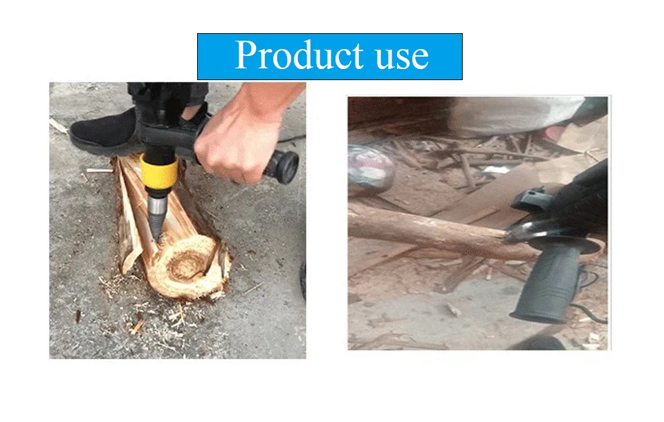 32mm/42mm HSS Brennholz Splitter Bohrer Runde/Hex/Dreieck Schaft Holz Split Kegel Bohrer bit Holzbearbeitung Werkzeuge