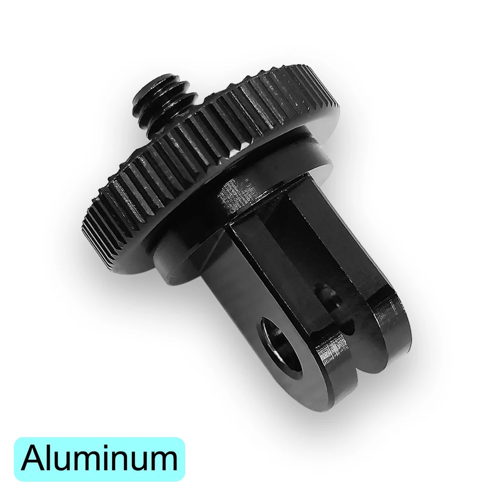 Aluminum Alloy 1/4 inch Mini Tripod Adapter Mount for GoPro Hero 11 10 9 8 7 Black Sjcam M10 Xiaomi Yi 4K Eken Go Pro Accessory