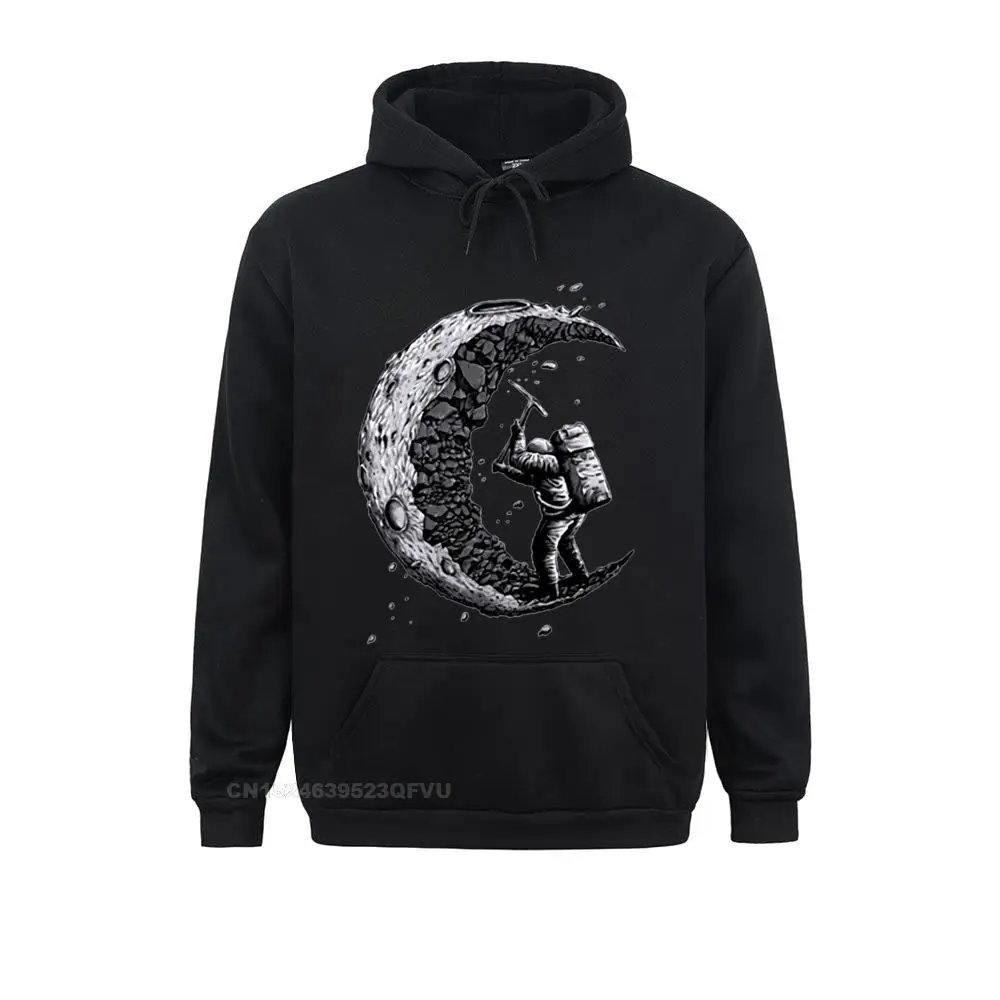 Digging The Moon Student Designer Unique Harajuku Shirts Pure Cotton Hoodie Funny Tees Drop Shipping