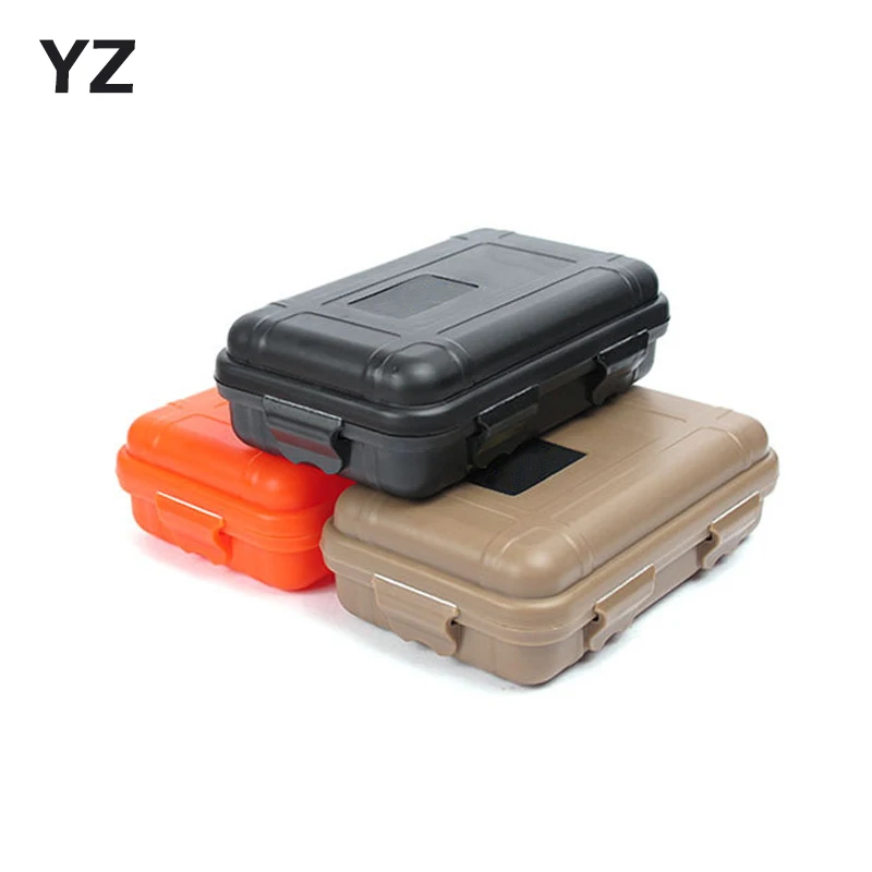 

1PCS Outdoor Airtight Shockproof Waterproof Boxes Tool Box Survival Storage Case Holder For Matches EDC Travel Sealed Container