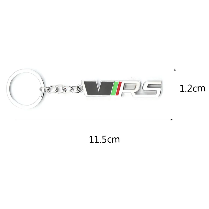 Car Keychain Keyring Metal Key Chain Ring Emblem Holder for Skoda VRS Octavia Kamiq Kodiaq Karoq RS Superb Fabia Rapid Favorit