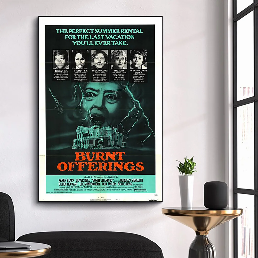 

WM3356 Burnt Offerings Classic Movie HD Silk Fabric Poster Art Decor Indoor Painting Gift