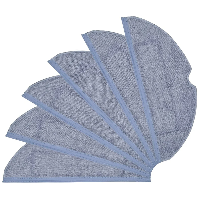 AD-Pack Of 6 Replacement Wipes For Roborock S7 S7 Plus Microfibre Cloths For Roborock T7 And T7 Plus Cleaning Cloths