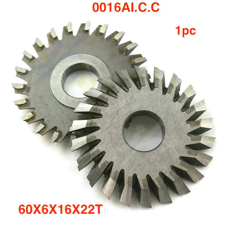 1pc for RAISE 0016AI.C.C tungsten steel  milling cutter  60X6X16X22T for horizontal key cut machine cutter pajero v33