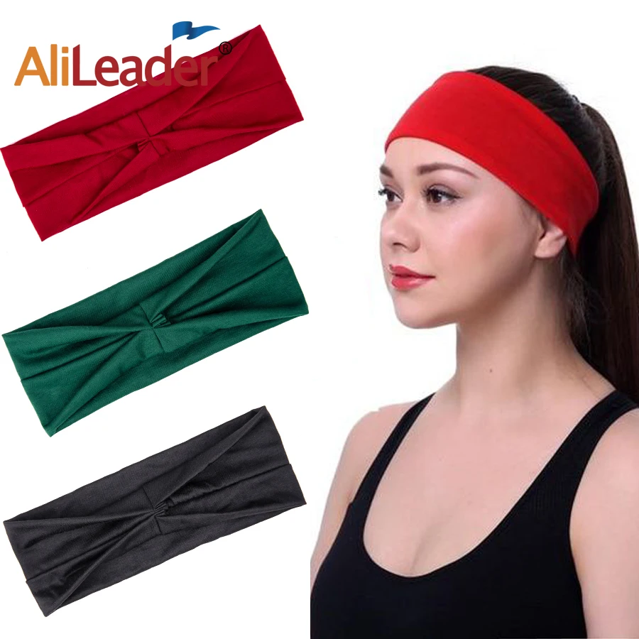 Headbands For Men And Women Sports Non Slip Elastic Headband Anti Slip For Yoga Running Biker Fitness Exercise Unisex Hairband