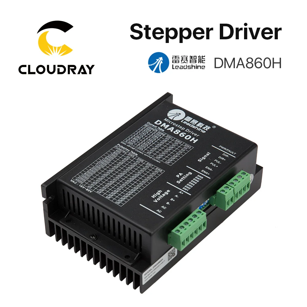 Leadshine DMA860H 2 Phase Stepper Driver 18-80VAC for 60 86 110 Stepper Motor Nema23 Nema34 Nema42 Stepper Motor Controller