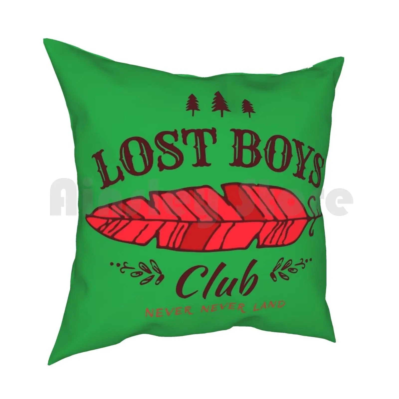 Club / / Pillow Case Printed Home Soft DIY Pillow cover Neverland Neverneverland Never Land Hipster Fan Fandom Fan Youth