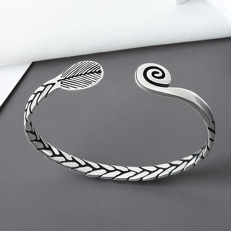 MEYRROYU 2022 New Arrival Retro High Quality Distressed Round Opening Ethnic Style Women Bracelet Exquisite Jewelry Gift Party