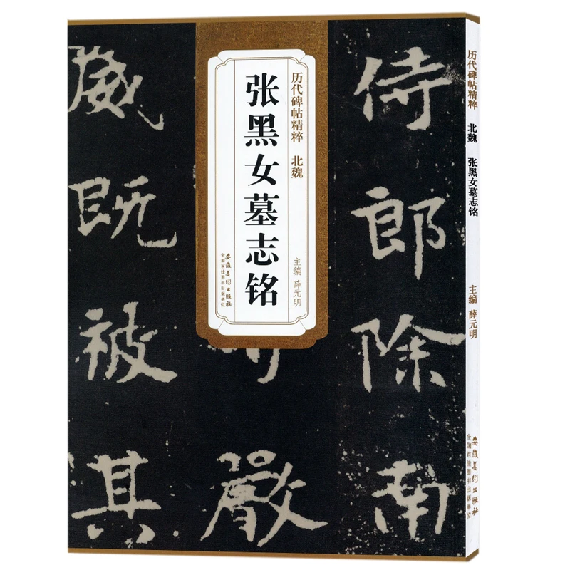 

Regular Script Brush Calligraphy Copybook Chinese Epitaph Practice Book Essence of Rubbings of Past Dynasties Caligrafia China