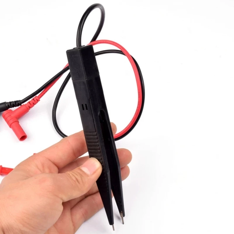 Sondy do multimetru SMD Chip Component LCR Testing Tool Meter Pen Probe Lead Tweezers Voltmeter Capacitance Test — zdjęcie 4