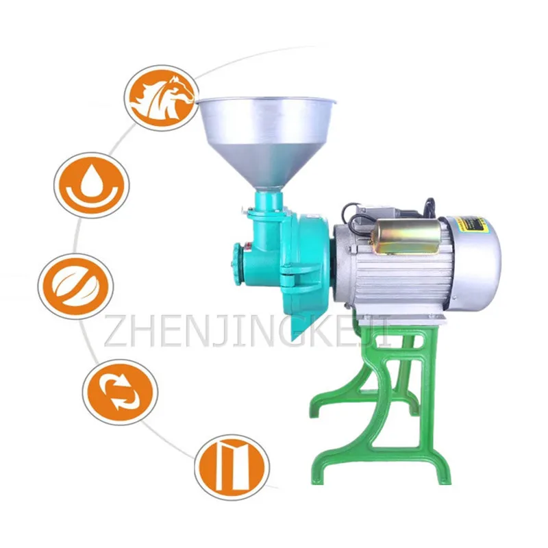 آلة طحن عالية السرعة ، الفولاذ المقاوم للصدأ ، الفول السوداني ، الطحينة ، الصلصة ، الخافق ، الذرة ، الحبوب ، الدقيق ، حليب الصويا ، الطاقة العالية ، 220 فولت
