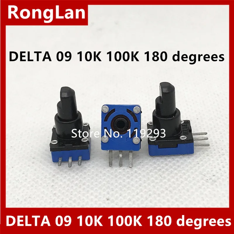 

[BELLA]Regent DELTA 09 -type game potentiometer 10K 100K 180 degrees--20PCS/LOT