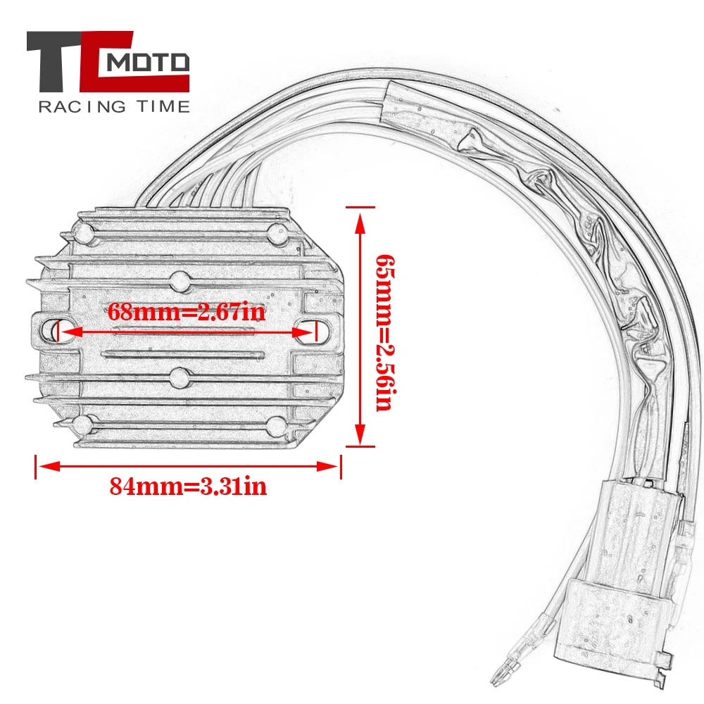 Voltage Regulator Rectifier For Yamaha 67F-81960-10 67F-81960-11 67F-81960-12 67F-81960-00 F100 F90A F90 F80 F75 TLR TXR TL/XR