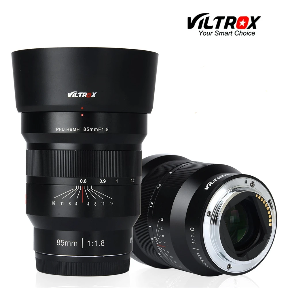 

VILTROX 85mm f/1.8 Full-Frame Manual Fixed focus lens Fixed Focus F1.8 Lens for Camera Sony NEX E A9 A7M3 A7R Fujifilm FX-mount