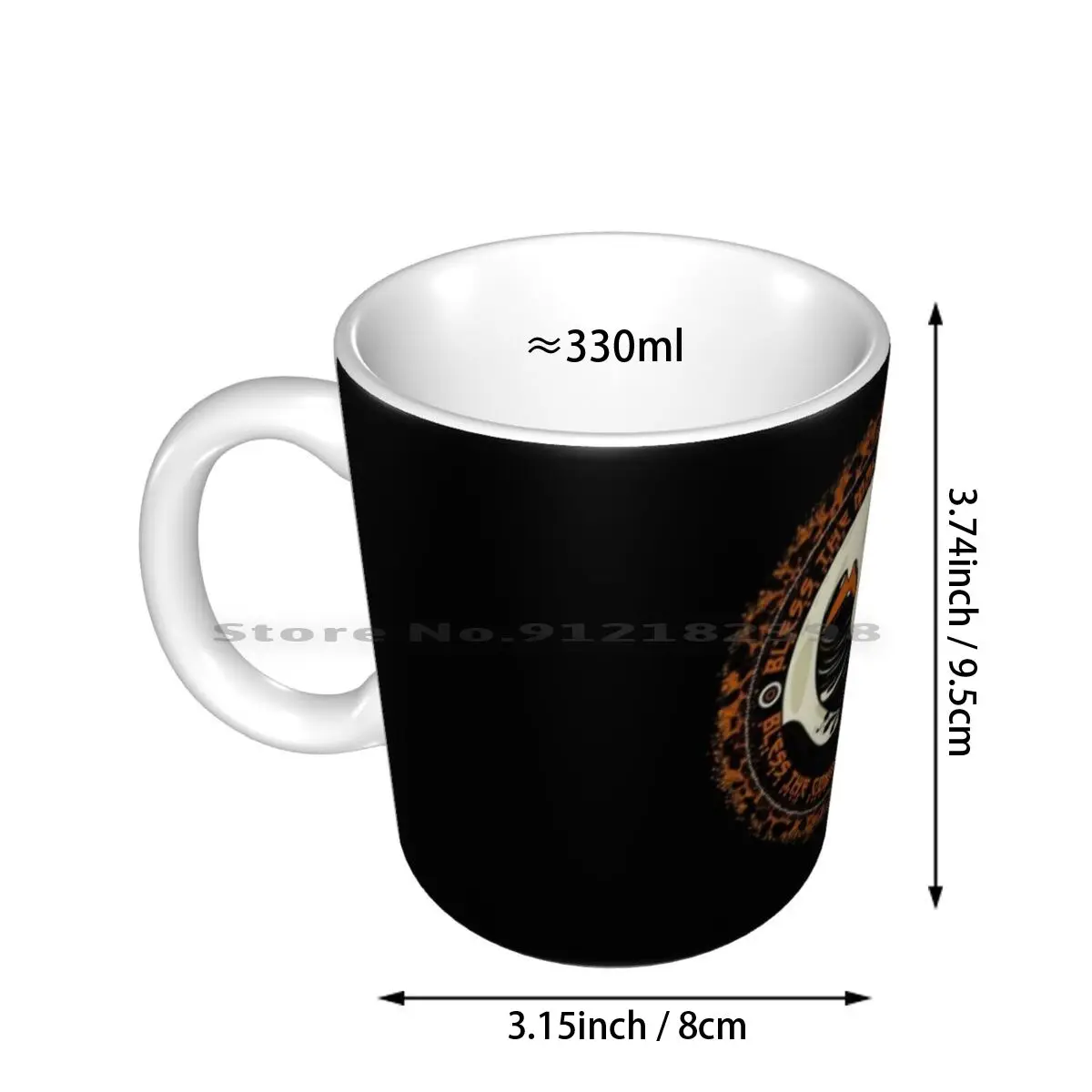 Shai Hulud 2 Ceramic Mugs Coffee Cups Milk Tea Mug Frank Herbert Arrakis Spice Desert Sandworm Herbert Science Fiction