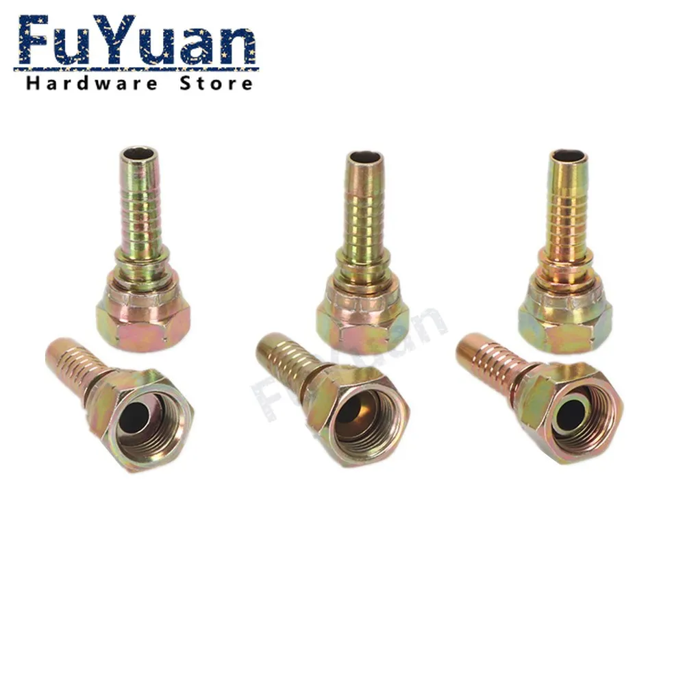 1 sztuk wąż prosty wąż wysokociśnieniowy złącze hydrauliczne BSP 1/4 3/8 1/2 do rury 6mm-19mm trójnik z króćcem złącze Adapter