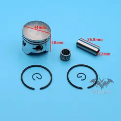 44mm Piston Rings Kit For 49cc 2 Stroke Mini Moto Dirt PIT Quad ATV Pocket Bike 12mm Pin 44-6