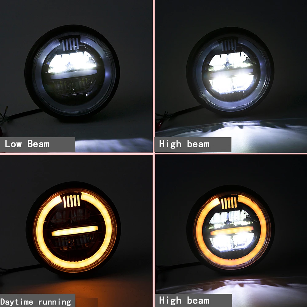 Universal Motorcycle Headlight - Universal Motorcycle Led Headlight Projector 评论和价格
