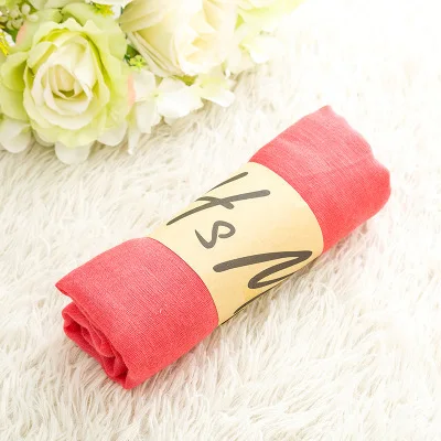 10pcs / lot paragraph cotton candy-colored scarves solid color scarves women scarves gift scarves women factory