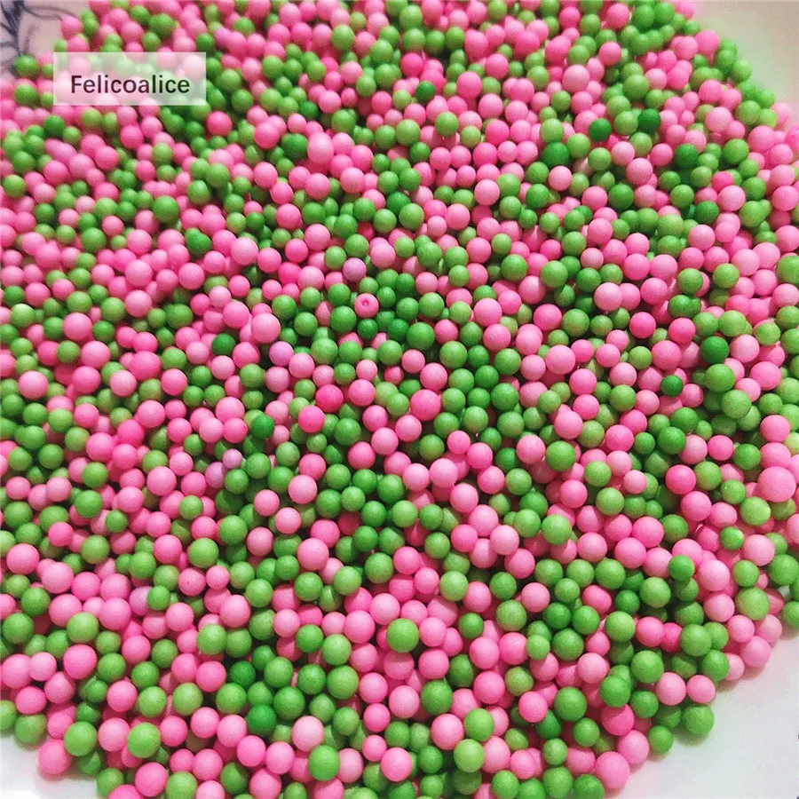 12L DIY Schnee Schlamm Partikel Zubehör Schleim Kugeln Kleine Winzige Schaum Perlen Für Floam Füllstoff Für DIY Liefert 2-4mm – Detail 17