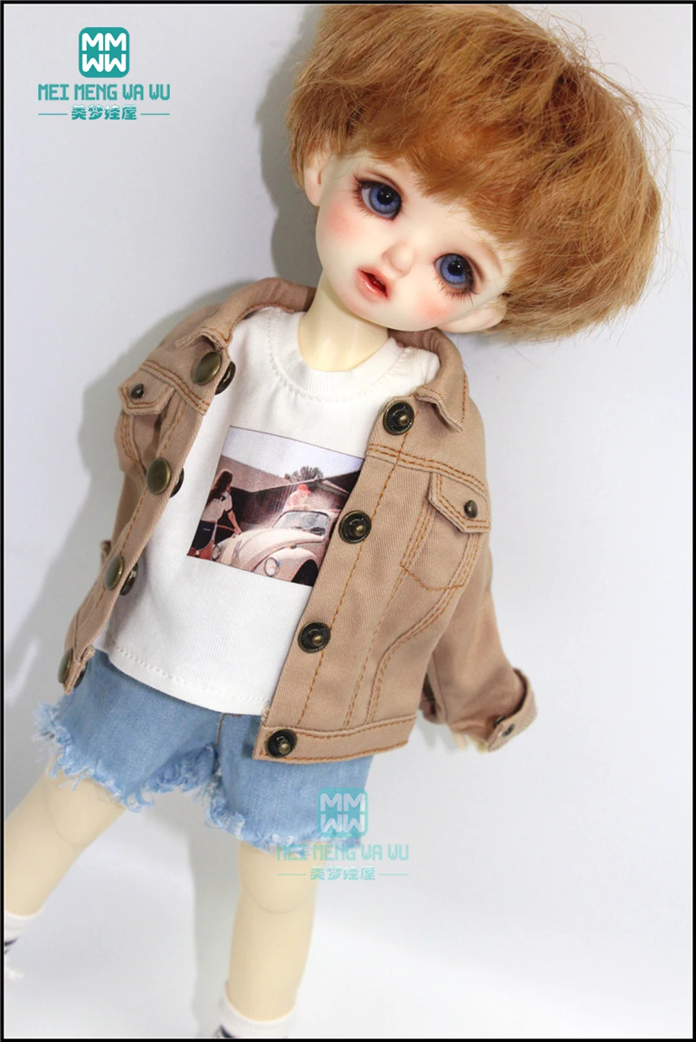 Fits 28cm-30cm 1/6 BJD YOSD Toys Spherical joint doll clothes Fashion Jacket coat