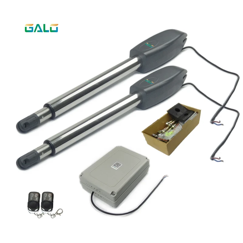 400KG Automatic dual arms electric swing door gate Opener Operator Motor actuator closer swing gate opener for access control