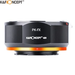 K&F CONCEPT PK-FX Pentax PK K Lens to Fuji FX XF X Mount Camera Adapter Ring for Pentax PK Lens to Fujifilm X Mount Camera Fuji