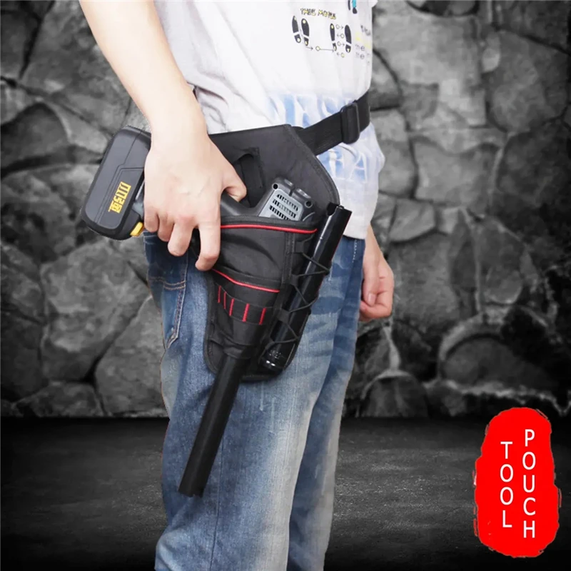 Waist Pockets Cordless Electronic Drill Holster Tool Belt Pouch Adjustable Belt Storage Bag Impact Wrench Tool Bag