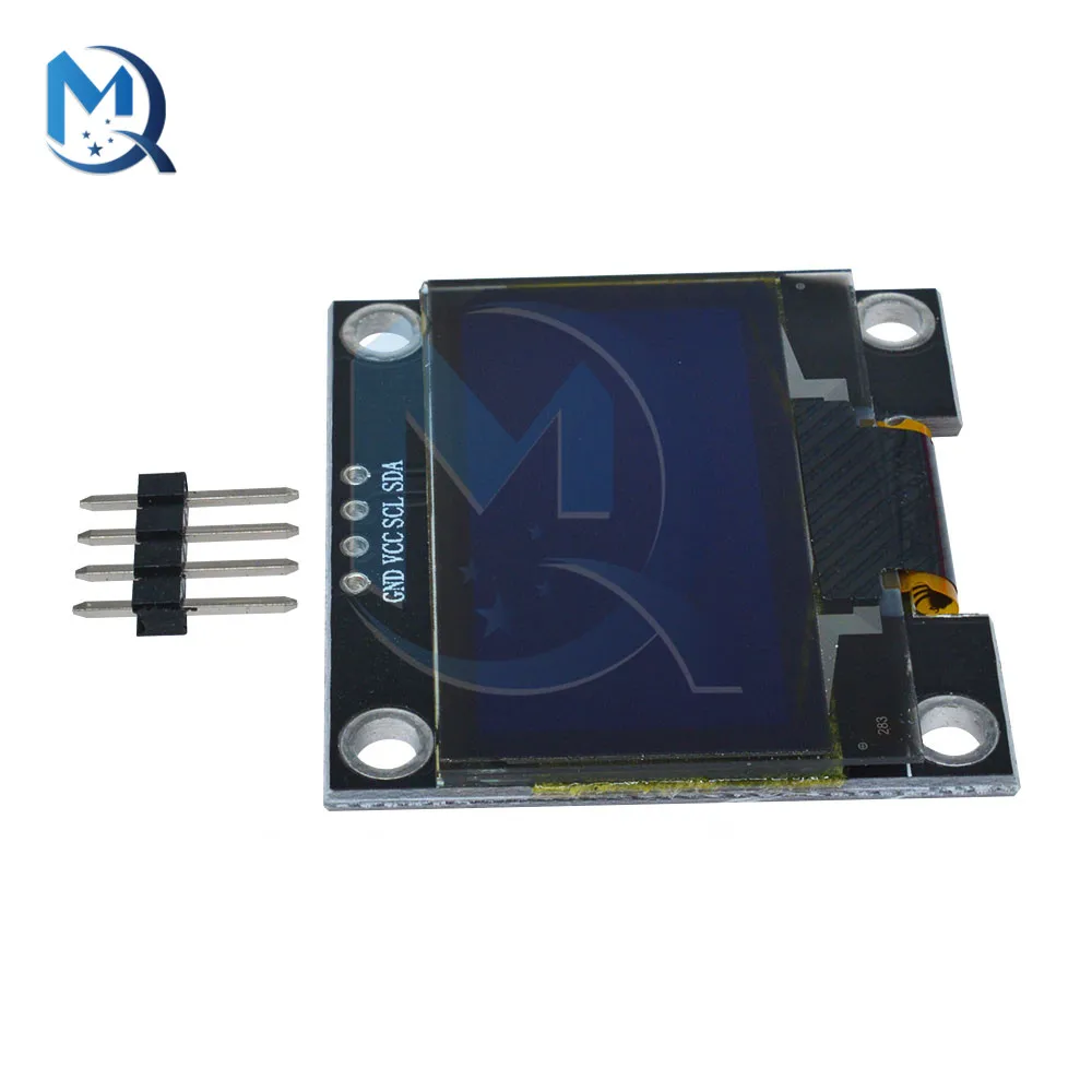 Imagem -05 - Pinos 1.3 Polegada Placa de Tela Oled Módulo de Exibição de Cristal Líquido Iic I2c Interface Comunicar Módulo Serial 128x64 Resolução 4