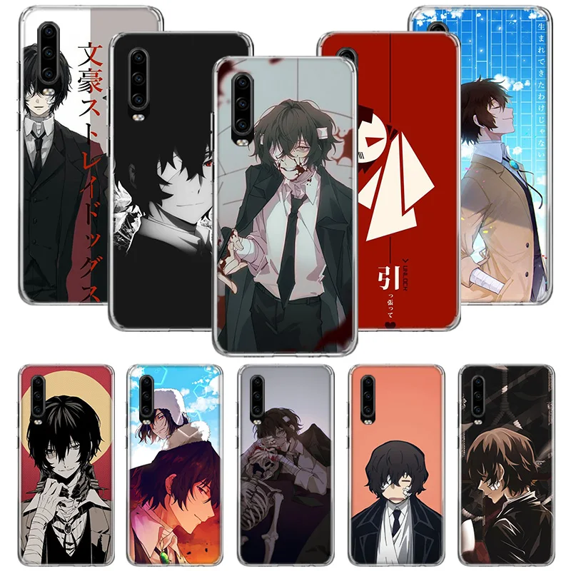 Anime Bungou Stray Dogs Dazai Osamu Phone Case for Huawei P30 P20 P40 P50 P10 Mate 40 30 10 20 Lite Pro Silicone Soft Shell