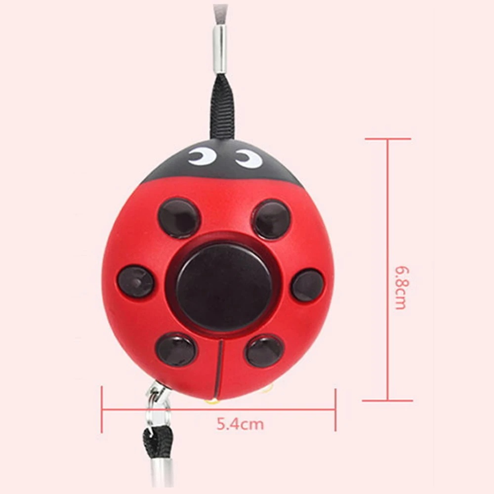 Self Defense Alarm 130dB Beetle Girl Women Security Protect Alert Personal Safety Alarms Scream Loud Keychain Emergency Alarm