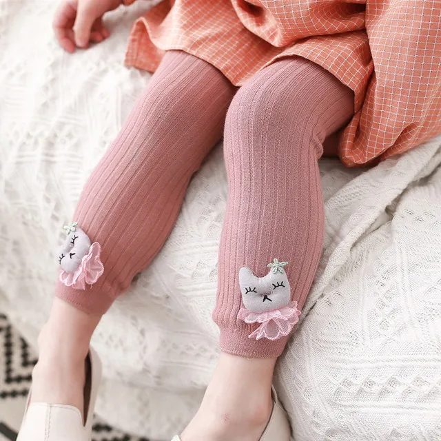 Spring Autumn Infant Baby Leggings Cute Princess Cartoon Accessories kids baby Trousers Baby Boys Girls Pants