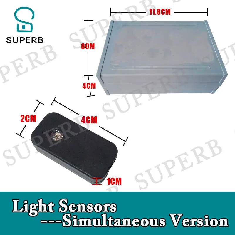 Superb escape room prop light sensors shooting all the sensor at the same time to unlocks Superb escape room  room puzzle