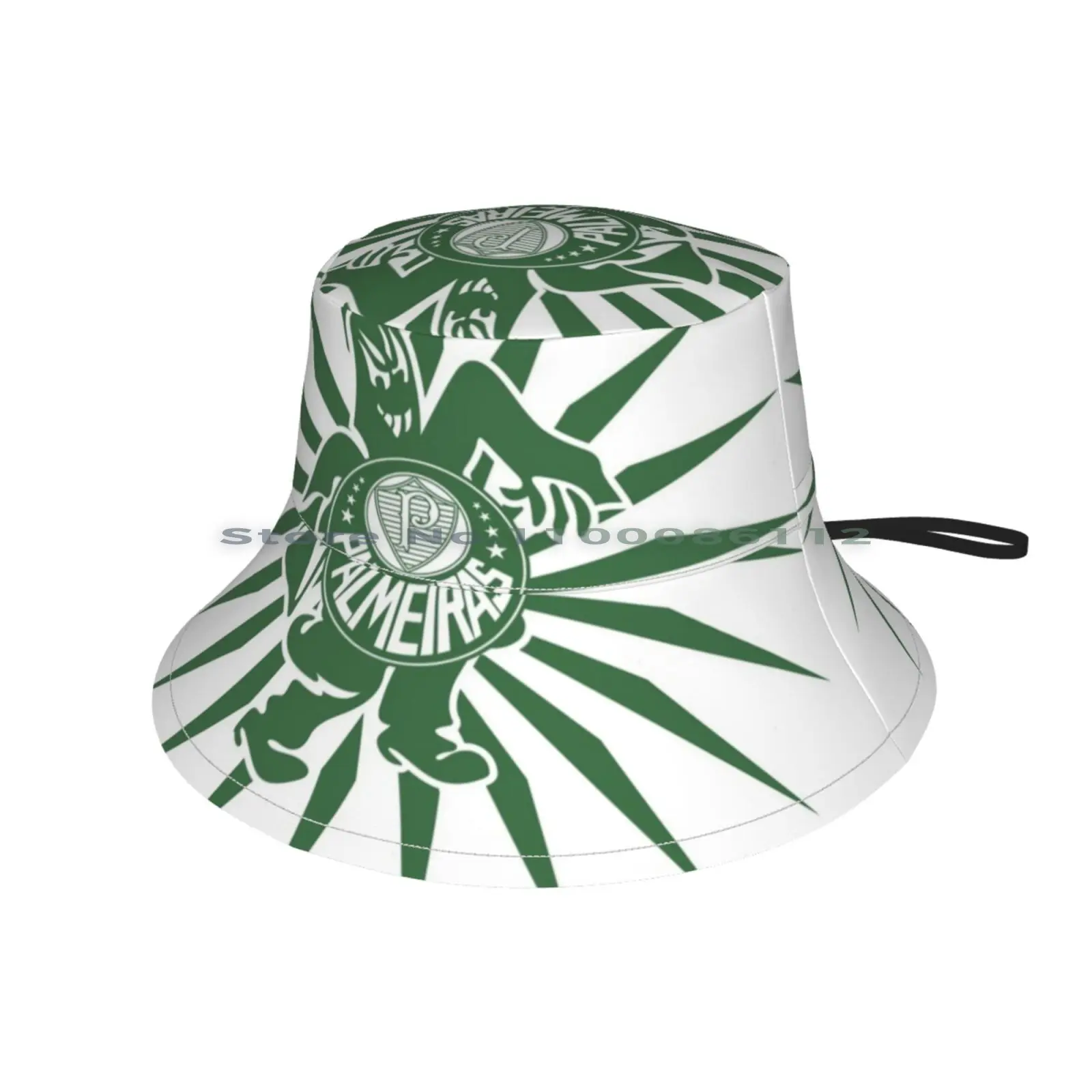 Palmeiras-Green Stain-3 Bucket Hat Sun Cap Football Brazilian Society Of Esportiva Palmeiras S?o Paulo Verdao Alviverde Allianz