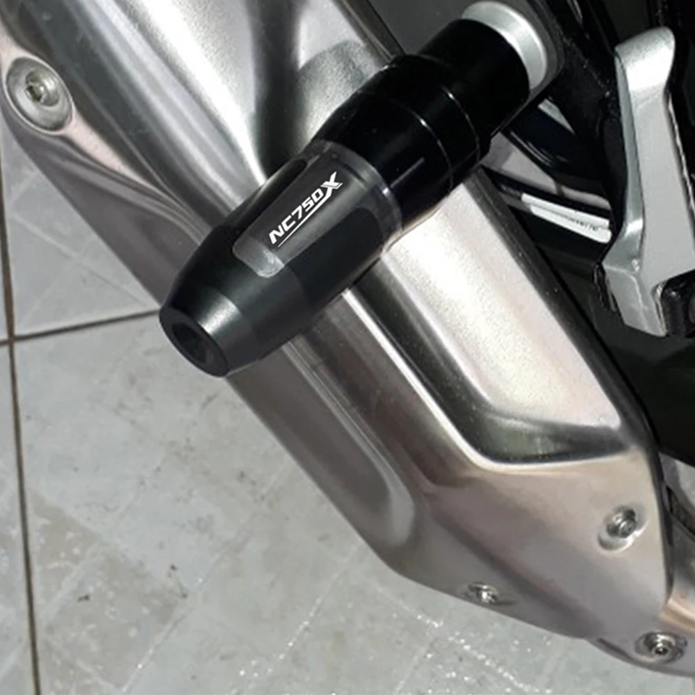 สําหรับ Honda NC750X NC 750X CNC รถจักรยานยนต์อุปกรณ์เสริม FALLING กรอบป้องกันท่อไอเสีย Slider CRASH Pad Protector NC 750 X
