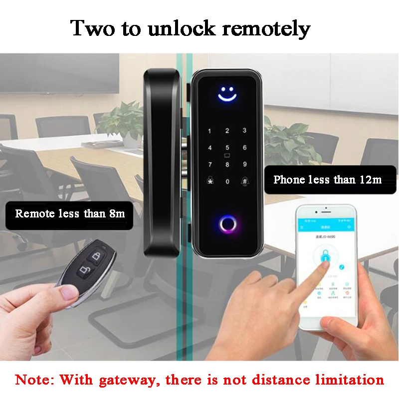 Remote control for  Glass door lock sold in our store