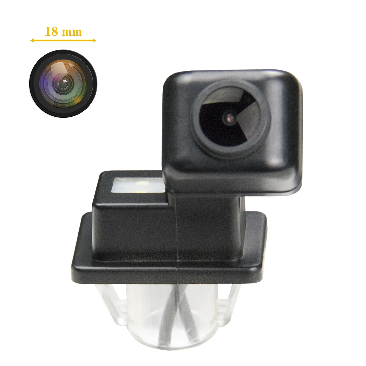 

Misayaee Free Filter HD 1280 * 720P Car Rear View Camera Plate Light for Mercedes Benz C180 C200 C280 C300 C350 C63 AMG