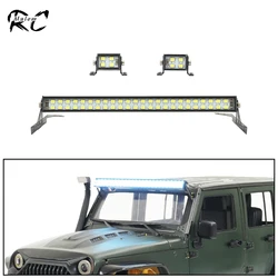 RC na dach samochodowy lampa listwa świetlna LED z modułem sterującym CH3 dla 1:10 gąsienica RC Axial SCX10 90046 dla Jeep Wrangler JK Rubicon Body