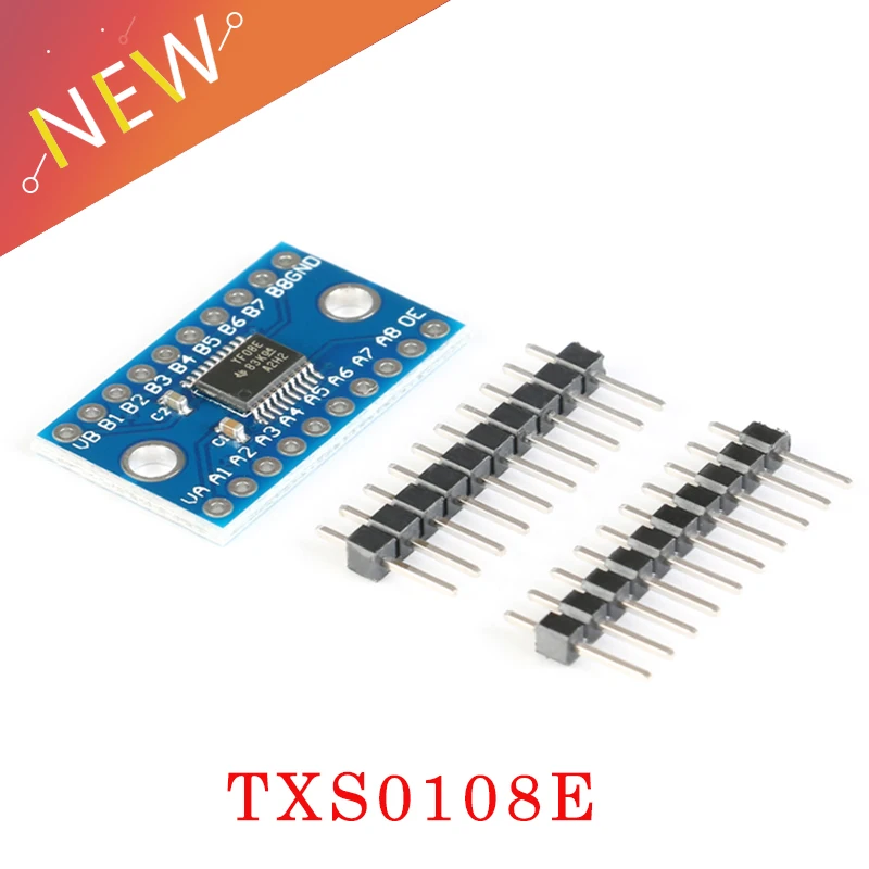 3.3V 5V TXS0108E 8 Channel Logic Level Converter Convert TTL Bi-directional Mutual Convert