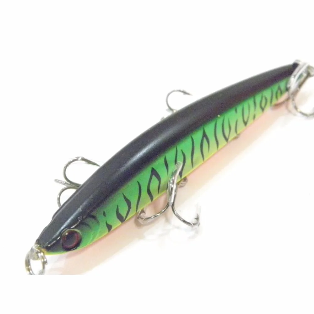 wLure 11cm 21.5g Minnow Twitch Hard Bait Heavy Sinking Long Casting Walk the Dog Epoxy Coating Fishing Lure M717