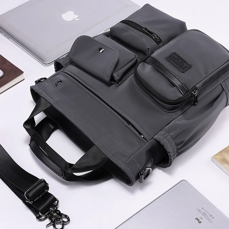 Multifunctional Shoulder Messenger Bag Waterproof Casual Handbag Business Men Briefcase Large Capacity Male Travel Bags New X63C